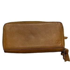 Lucky Brand Leather Double Zip Wallet